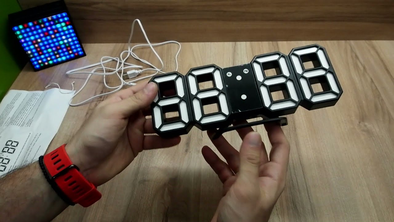 3D LED Digital Table Alarm Clock - Image 6