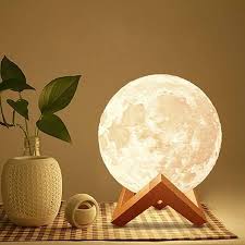 3D White Moon Lamp - Image 3