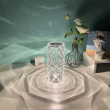 Remote Control Rose Crystal Lamp