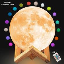 3D White Moon Lamp - Image 4