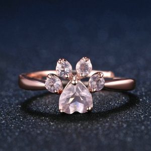 Rose Gold Romantic Finger Ring-5504