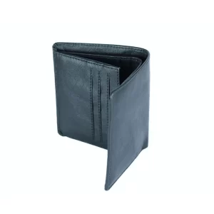 Black Bifold Leather Wallet