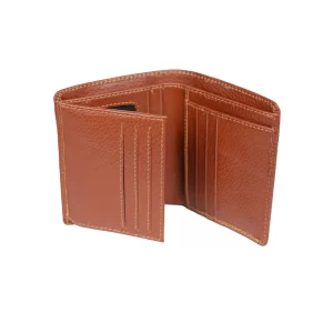 Brown Billfold Leather Wallet