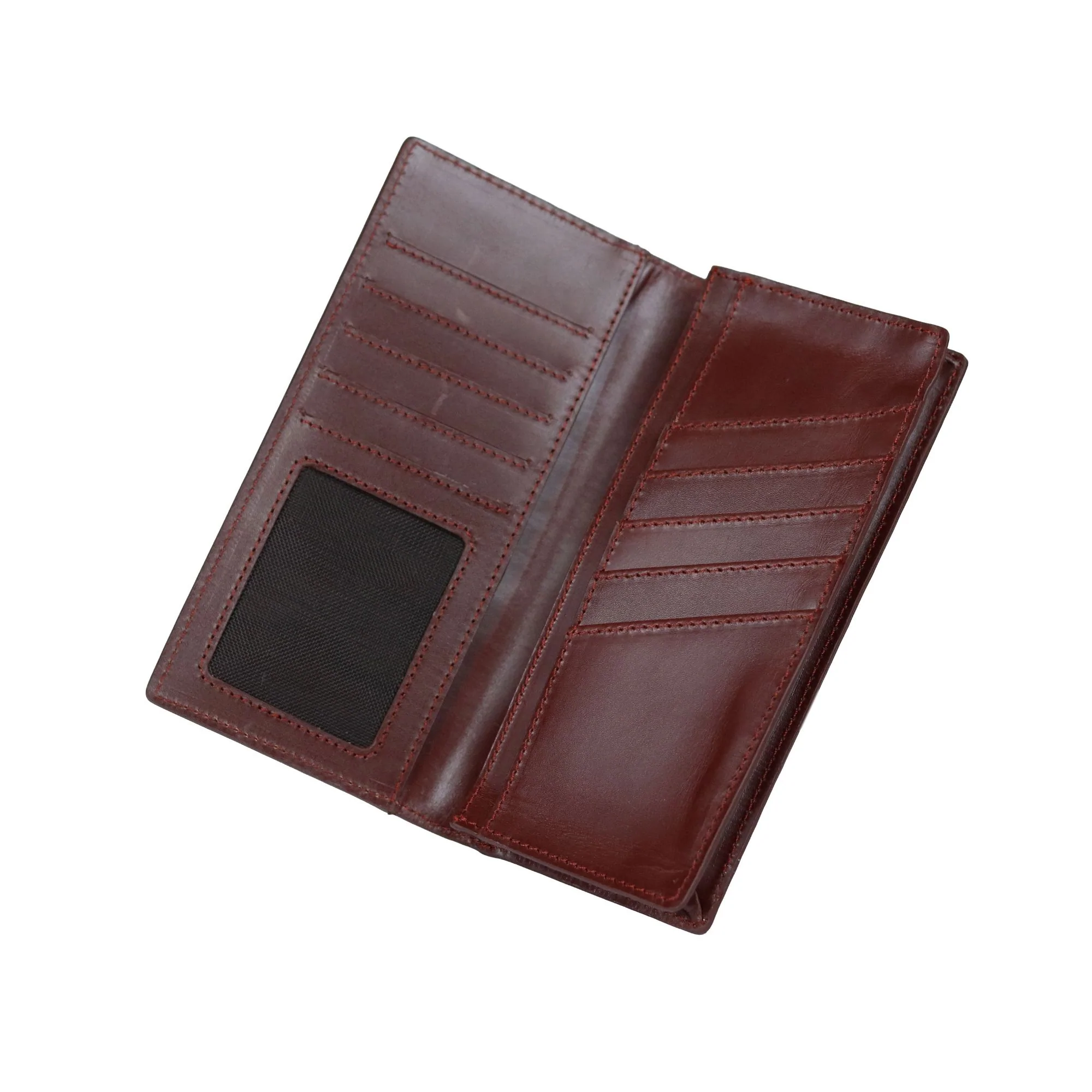 Oil Waxed Leather Long Wallet - Image 3