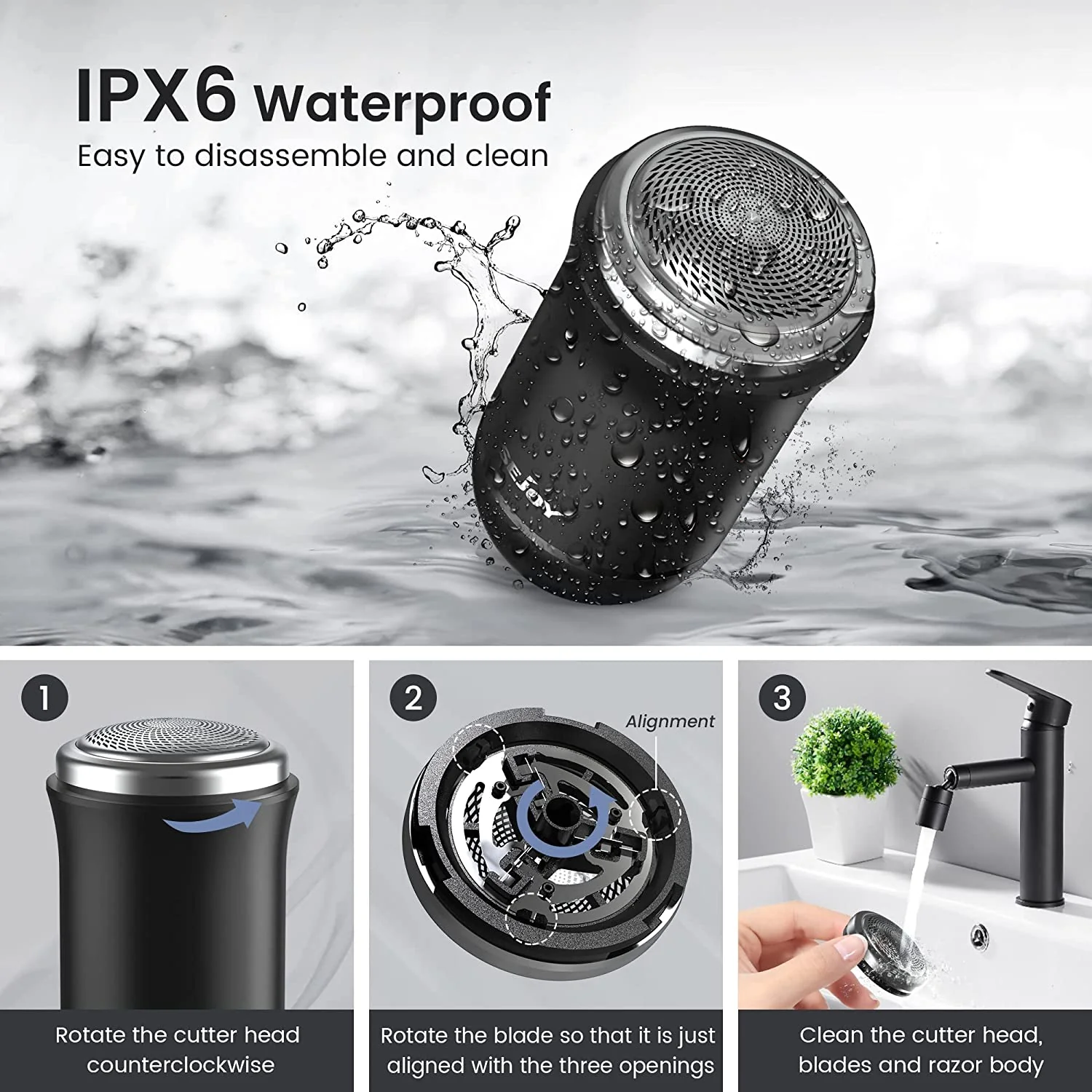 Pocket Size Waterproof Razor - Image 4