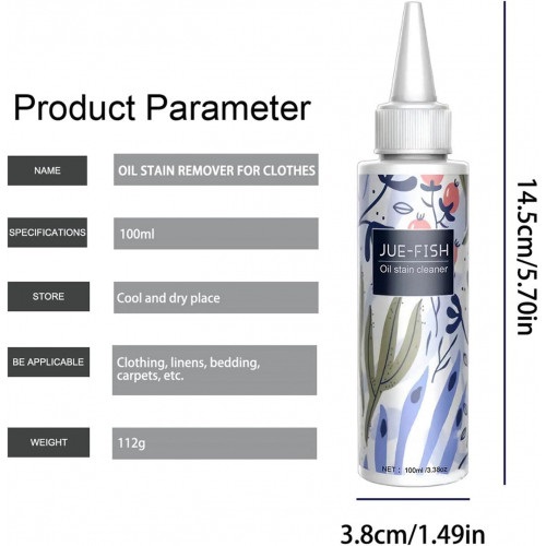 JUE-FISH OIL Stain Cleaner (3.PCS) ডেলিভারি চার্জ ফ্রি - Image 5